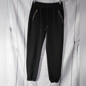 Indero Black Emo Goth Joggers